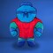 Bleacher Creatures Sesame Street Cookie Monster Superhero 22" Bleacher Buddy